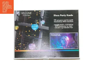 Disco Party Lyskæde fra Veliline (str. 4,5 m)