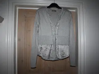 Cardigan Gustav str.M/38/36 bomuld, silke, uld 