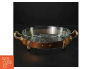 Glas fad fra Pyrex (str. Ø 22 cm)