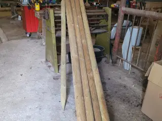 Trykimprægnerede pæle