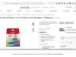 Canon PG-40/CL-41 / 0615B043 Multipack Blækpatron