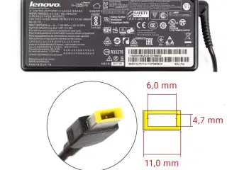 Lenovo 135W 20V 6.75A strømforsyning square pin - Original