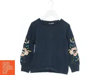 Langærmet bluse med broderede blomster fra Name It (str. 128)