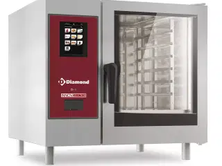 Gas Kombiovn 6x GN1/1 med Touch Skærm