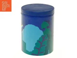 Dekorativ metalbeholder (str. Ø 11,5 cm længde 15 cm)