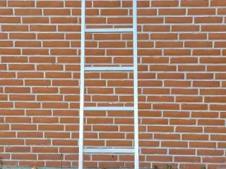 Enkelt stige i aluminium 9 trin 2,7 meter