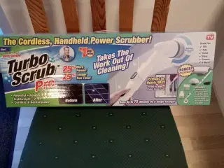 Cordless handheld power scrubber