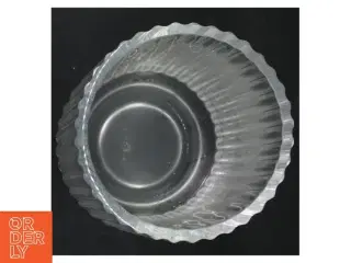 Riflet glasvase fra Lyngby (str. 20 cm)