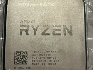 AMD Ryzen 5 3400G - 3.7 GHz Processorer
