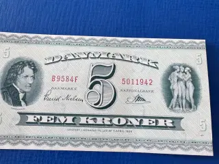 5 kr. seddel 1958