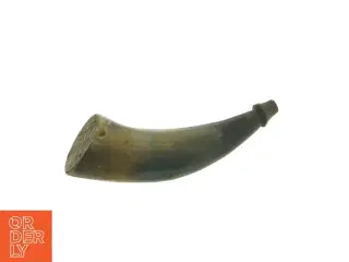 Gammelt krudt hårn Dekorativt horn i træ (str. 14 cm)