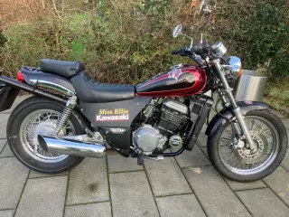 Motorcykel Kawasaki EL205 vandkølet.