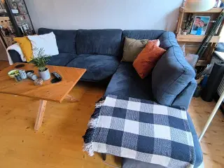 Sofa med chaiselong 