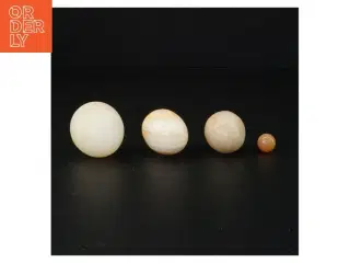 Samling af Onyx marmor æg (str. 2 cm til 7 cm)