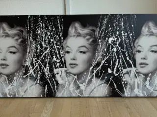 Marilyn Monroe Kunsttryk (Lærredtryk)