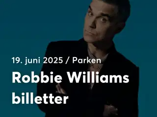 Koncert billetter Robbie Williams