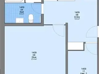 3 værelser for 5.585 kr. pr. måned, Esbjerg Ø, Ribe