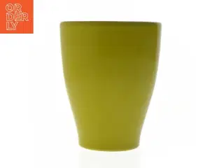 Grøn vase (str. Ø. 13,5 cm. længde. 17 cm)