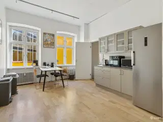 Erhvervsejerlejlighed med nyrenoveret facade/tag/vinduer
