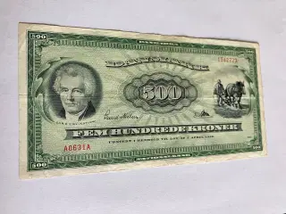 500 Kroner A0 1963