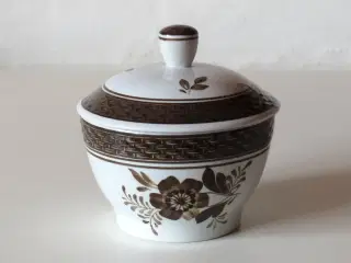 Royal Copenhagen Brun Tranqebar Sukkerskål