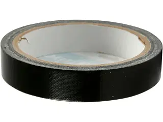 Stærk Lærredstape 19 mm x 25 m - Sort