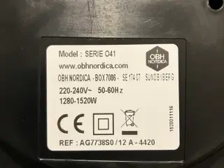 OBH Nordica Air Fryer Airfry Genius