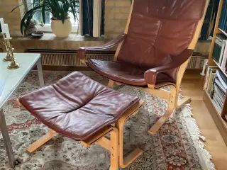 Siesta lænestol m. Skammel
