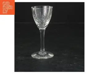 Klassisk glas med mønster (str. 12x6 cm)
