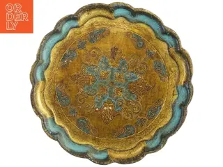 Ornamenteret rund bakke (str. Ø 30 cm)