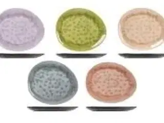 7 stk. Tallerken melamin oval ass.farve 275 mm Streetfood Go