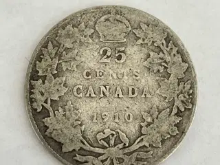 25 Cents Canada 1910