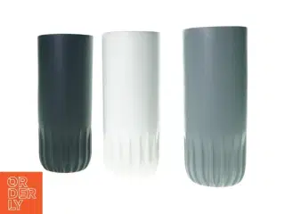 3 x vaser fra Hübsch (str. 24 cm )