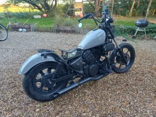 Kawasaki VN750 bobber.