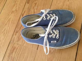 Lyseblå vans - men US 6/ Women US 7,5