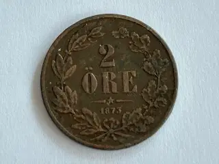2 Øre 1873 Sweden