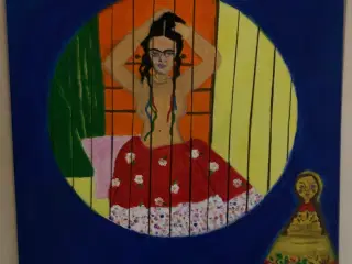 Sjælden billed Frida Kahlo gør toilette,