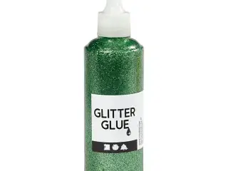 Grøn Glitterlim 118 ml med præcis påføring