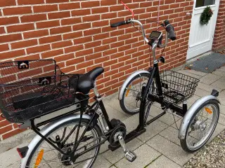 Trehjulet voksen cykel