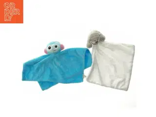 Tæppe med bamsehoved til børn (str. 24x25 cm)