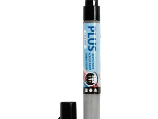 Plus Color Tusch, L: 14,5 cm, streg 1-2 mm, sølv, 5,5 ml, 1 stk.