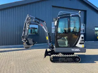 Terex TC22-2.lav timetal 1277 med 2 dører