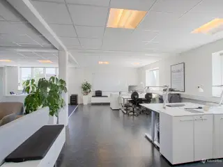 Lækkert lyst kontorlejemål/showroom/undervisningslokaler centralt i Herlev