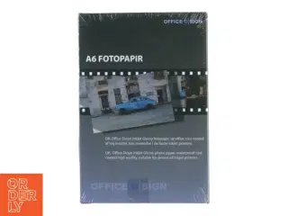 A6 fotopapir fra Office Design (str. 15 x 10 cm)