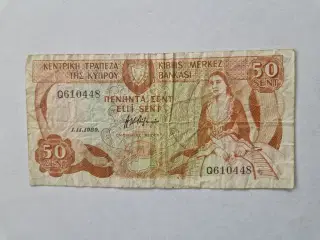 50 Cents Cyprus 1989