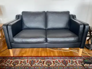 2 personers lædersofa