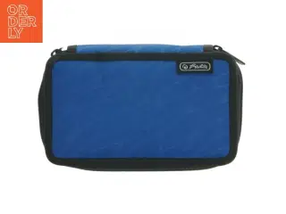 Blå penalhus med saks og blyant (str. 20x12,5 cm)