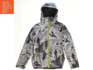 Softshelljakke med snowboardmotiv fra Base Camp (str. 152)