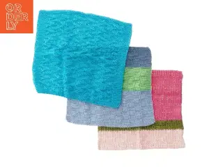 Håndlavede strikkede klude (str. 27x27 cm)