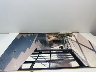 Originalt foto-kunsttryk på plade (retro)